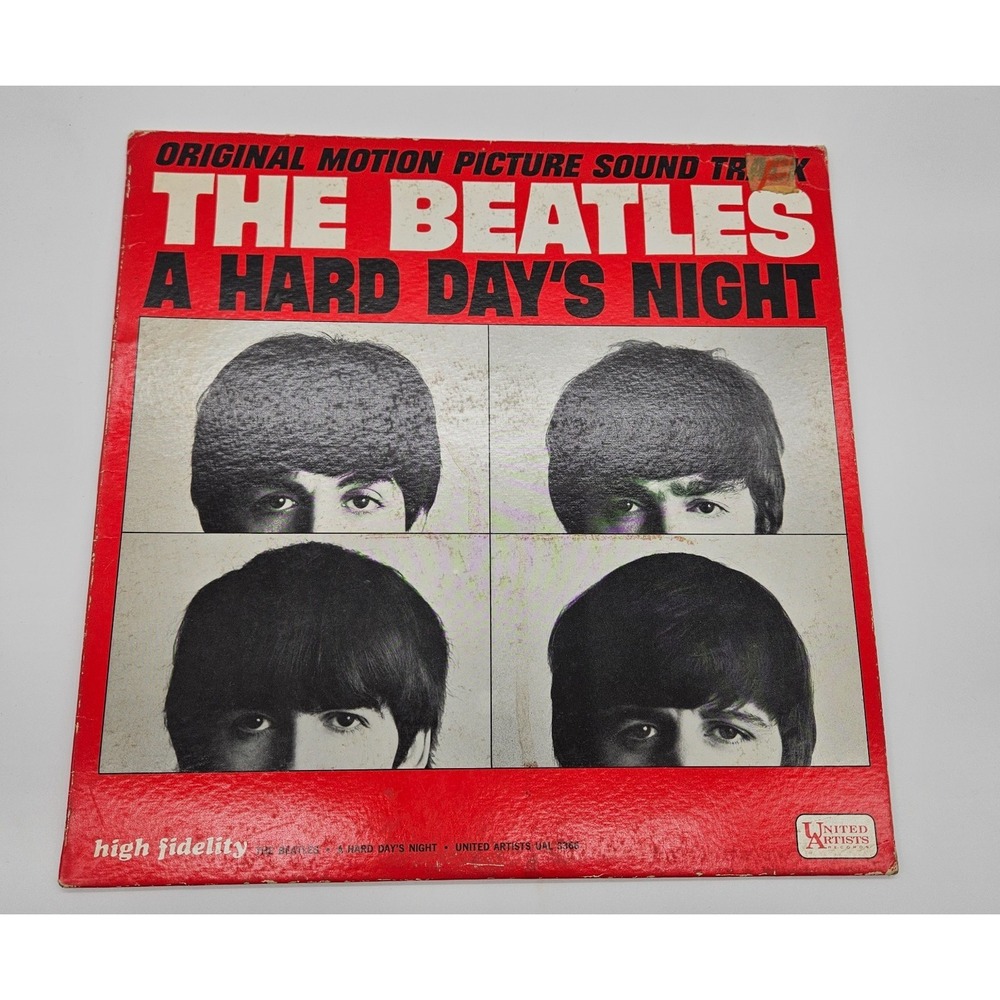 The Beatles A Hard Day's Night Vinyl LP Mono United Artists UAL 3366 1964 Record